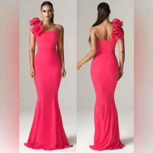 ⭐️NWT Alieva 3D Flower Gown Pink⭐️
